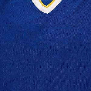 Nouvel arrivage de maillot de hockey sur glace personnalisé de dernière conception maillot de hockey vierge respirant de couleur bleue brodé par sublimation uniforme - Product Image 4