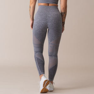 Ropa de entrenamiento para gimnasio, ropa de mujer, mallas de cintura alta, sin costuras, Color sólido, ropa deportiva, mallas para mujer, 100% algodón, Color sólido - Product Image 4