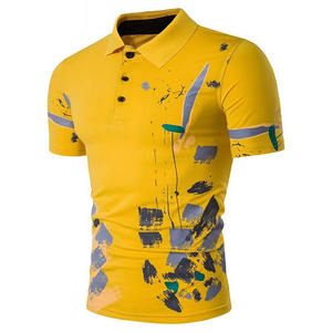 Ropa de hombre diseño Premium 2025 calidad superior 100% algodón hombres Polo camisetas personalizadas 2025 camisa de impresión al por mayor - Product Image 3