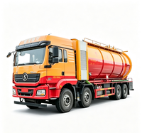 30м³ Вакуумный ассенизационный грузовик Shacman Delong M3000 8x4, Евро-6, Weichai, быстрая коробка передач, люксовая кабина
