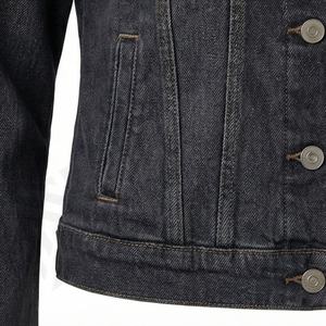 Veste en jean vintage à manches longues décontractée pour femme, en coton respirant, col rabattu, style tendance, streetwear - Product Image 5