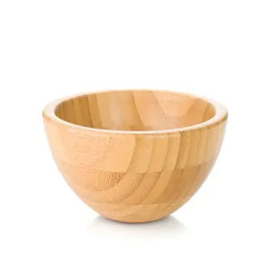 Elegante cuenco de madera de acacia para servir ensaladas frutas alimentos y frutos secos precio al por mayor utensilios de cocina de madera en estilo elegante - Product Image 4