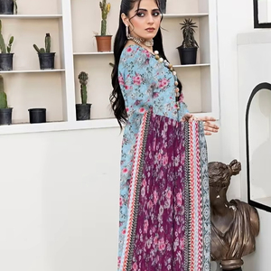 Muy alta calidad paquistaní shalwar kameez exportación calidad shalwar kameez damas pakistaní algodón/césped trajes impresos - Product Image 1