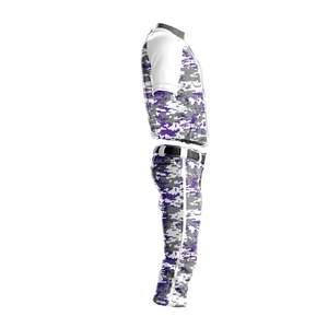 Ensembles de sport d'uniforme de baseball à manches courtes pour hommes avec logo personnalisé par sublimation nom d'équipe - Product Image 6