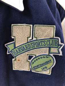 Universidad de Harvard Hombres Chaqueta Varsity de Cuero - Product Image 4