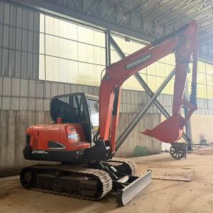 Excavatrice Doosan DX60-9C d'occasion, mini-excavatrice Doosan d'occasion, excavatrice Doosan de petite taille 6 tonnes, excavatrices DX60 en vente - Product Image 1