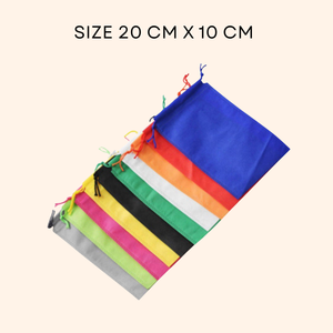 Pochette écologique non tissée réutilisable de sac à cordon personnalisé Spunbond solide pour une utilisation polyvalente - Product Image 2