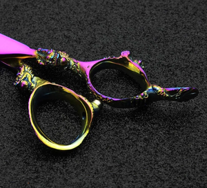 Ciseaux de barbier professionnels IMANS en acier inoxydable avec pointe de lame affûtée pour la coupe de cheveux, outil de beauté pour droitiers, plusieurs finitions - Product Image 6