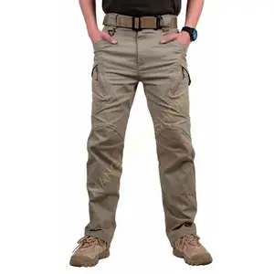 Men's Swat Combat Pants Casual Stretch Cotton Trousers With Multiple Pockets Ix9 Cargo Pants Tactical Trousers