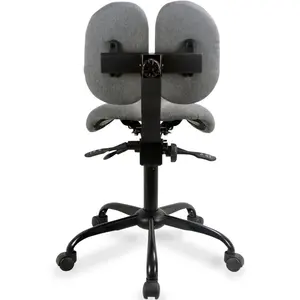 Taburete de sillín de metal ergonómico moderno para una postura óptima para la Oficina, la escuela, el apartamento o el hospital, muebles comerciales - Product Image 5