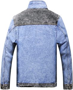 Chaqueta Vaquera Personalizada para Hombre, Fabricante OEM, Chaqueta Casual de Mezclilla con Corte Moderno - Product Image 2