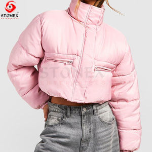 Dernières nouveautés pour femmes en hiver Veste matelassée imperméable à l'eau/Veste matelassée de haute qualité à boutons-pression pour femmes - Product Image 4