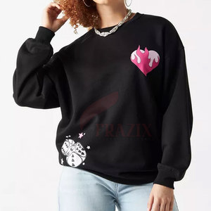 สินค้ามาใหม่ เสื้อสเวตเชิ้ตผู้หญิงลำลองสำหรับฤดูหนาว ดีไซน์สั่งทำพิเศษ ผ้าฝ้าย 100% พิมพ์ลาย ขายตรงจากโรงงาน - Product Image 1