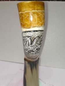 Cuerno para beber vikingo ecológico hecho a mano Natural personalizado de alta calidad, técnica tallada para el hogar, restaurante, Hotel, India - Product Image 5