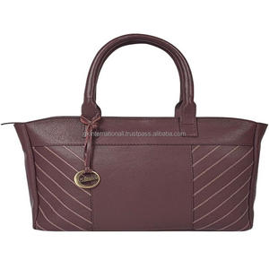 Bolso de mano de mujer de moda elegante de grano completo para uso diario o de viaje Bolso de hombro de cuero de moda para damas y niñas - Product Image 1