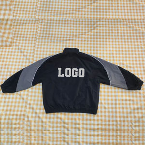 Tenues de sport, jogging, tenue avec fermeture éclair, vente en gros de coupe-vent en gros, streetwear, survêtement coupe-vent en nylon de haute qualité personnalisé pour hommes - Product Image 4