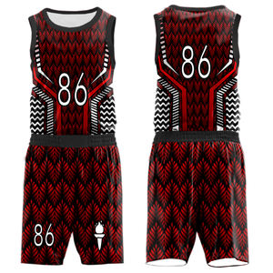 Uniforme de baloncesto para niños de alta calidad personalizado impresión por sublimación completa camiseta de baloncesto logotipo uniforme - Product Image 6