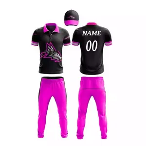 Logo personnalisé conception de maillot de cricket chemise et pantalon de haute qualité ensemble de cricket uniforme de cricket prix bon marché pour les hommes - Product Image 2