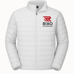 Rixo Enterprises High Quality Pakistan Made Men's Winter Canvas <b>Puffer</b> <b>Jackets</b> Breathable Windproof Stand Custom Logo OEM - Product Image 2