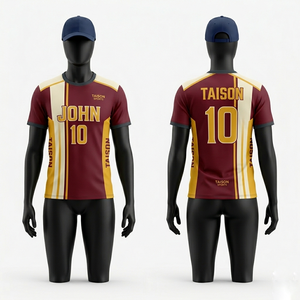 Camiseta de Voleibol Premium para Mujer, 150 GSM, Poliéster Transpirable, Diseño de Paneles en Azul Marino, Naranja y Blanco, Impresión de Logotipo Personalizado por Sublimación - Product Image 4