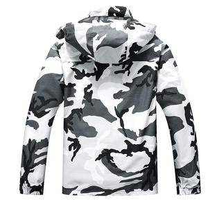 Veste coupe-vent bomber à capuche pour homme, de haute qualité, légère, respirante, écologique, coupe-vent, hiver - Product Image 5