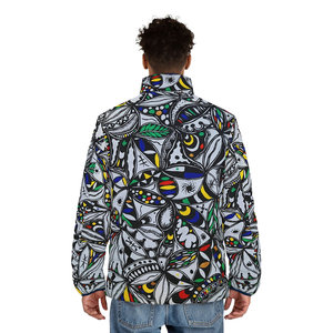 Orisun da uomo x taglie AOP piumino impermeabile con cerniera Trench con colletto con cappuccio con motivo decorativo cappotto in Spandex da Golf ODM - Product Image 4