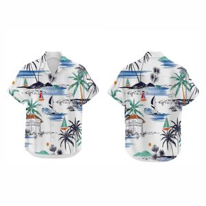 Chemise boutonnée d'été pour homme, personnalisée, imprimée par sublimation, motif tribal Aloha, écologique, infroissable, grandes tailles - Product Image 4