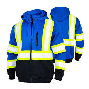 Chaqueta de Trabajo para Hombre con Colores Brillantes y Material Reflectante, Ideal para la Construcción y Uso Industrial - Product Image 1
