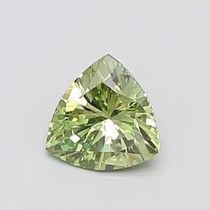 Piedra preciosa verde cultivada en laboratorio VVS de 1 quilate al por mayor con corte triangular certificado IGI corte excelente para la fabricación de joyas - Product Image 1