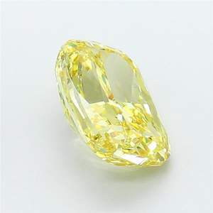 เครื่องประดับหรูหราสง่างาม ประดับเพชรเหลืองสดใสทรงคุชชั่น ผลิตในห้องปฏิบัติการ ได้รับการรับรอง CVD พลอยเม็ดเดี่ยว ความเปล่งประกายอันสดใส - Product Image 4