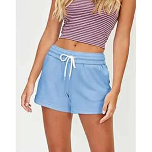 Pantalones cortos de gimnasio elásticos al por mayor pantalones cortos de fitness atléticos negros en blanco tendencia de verano para mujer de alta calidad - Product Image 2