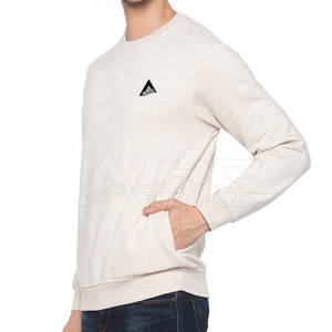 Fabricante de alta moda de los hombres sudaderas de invierno ropa de calle patrón sólido liso teñido sudaderas - Product Image 4