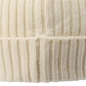 Comfortable High Quality 100% Cotton Winter <b>Beanie</b> Hats with Custom Logo Breathable <b>Waterproof</b> Unisex Adults Wholesale - Product Image 5