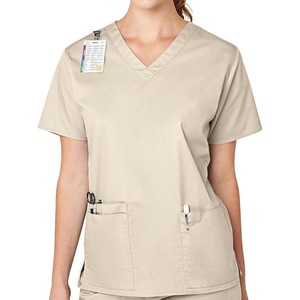 Blouses médicales personnalisées de haute qualité à manches courtes pour médecins et infirmières, unisexe, en toile, vente en gros directe d'usine - Product Image 5