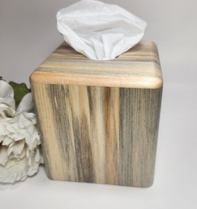 Caja de pañuelos de madera decorativa para centro de mesa de centro con detalles artísticos hechos a mano para espacios de vida clásicos - Product Image 6