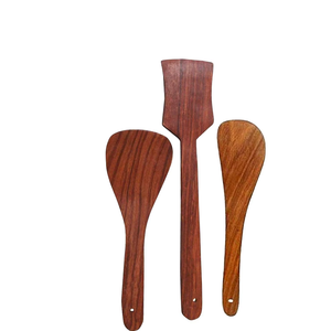 Utensilios de madera, cucharas de madera, juego de madera, cuchara de cocina antiadherente, juego de utensilios para utensilios de cocina antiadherentes y servir - Product Image 6
