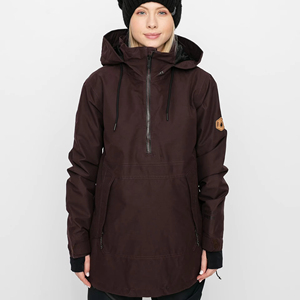 Personalizable de los hombres de la calle de estilo Anorak chaquetas Stand Collar tejido de nailon/poliéster logotipo personalizado OEM servicio impermeable - Product Image 1