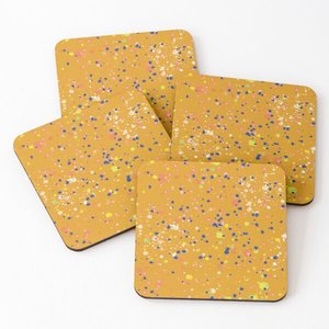 Asequible 2024 esmalte impreso madera de Mango/madera de acacia sobre posavasos de té impresos 4 piezas Set Venta caliente 2024 - Product Image 2