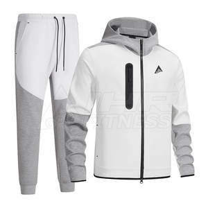 Ensembles de survêtement à motif solide pour hommes 100% coton Matériau durable Confortable Hiver Respirant Élégant - Product Image 3