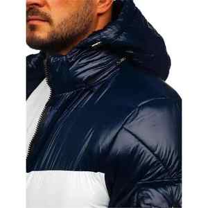 Veste matelassée légère cagoule avec couverture intégrale du visage Vestes pour hommes résistantes à l'eau et à marque personnalisée - Product Image 4