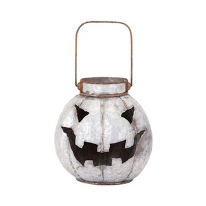 Decoración colgante de pared de calabaza de Halloween galvanizada elegante de alta demanda para fiestas de Navidad y Halloween - Product Image 1