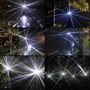 HXK-09W-1 9W Blanc Laser Cube Scintillant <span class=keywords><strong>Starlight</strong></span> IP65 DMX512 Contrôlé LED pour <span class=keywords><strong>DJ</strong></span> Jardin Thème Parc Décor Fer Lampe Corps - Product Image 5