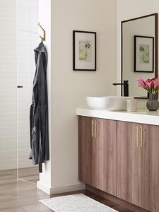 Emerge Double Prong Decorative Wall <b>Hook</b> Champagne Bronze <b>Hook</b> for Coats Hats Backpack Bags <b>Hooks</b> for <b>Bathroom</b> Room & Office - Product Image 4