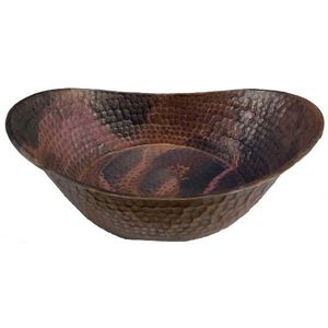 Cuenco de Cobre Estilo Antiguo, 100% Hecho a Mano, Pulido, Ecológico, Moderno y de Lujo, para Fiestas, Restaurantes y Hoteles - Product Image 2