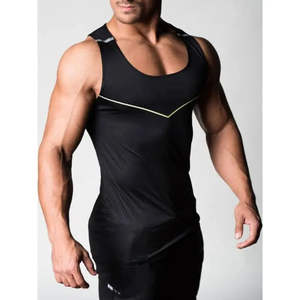 Débardeurs anti-humidité pour hommes Séchage rapide Gym Workout Fitness Vest Respirant Tricoté Sans manches Muscle Shirt Soft Activewear - Product Image 5