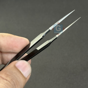 Pince à épiler en acier inoxydable de haute qualité, pointe pointue, pince à épiler pour extensions de cils - Product Image 6