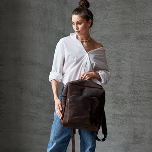 Fait à la main Vintage femmes Rusa Timeless College Bapa sac de sport Logo personnalisé en cuir véritable pour le voyage et le Sport - Product Image 1