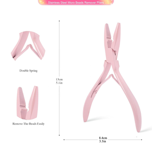 High Quality <b>Hair</b> <b>Extension</b> <b>Tools</b> Flat Surface Sealing <b>Hair</b> <b>Extension</b> Plier Tip <b>Extensions</b> <b>Tool</b> - Product Image 2