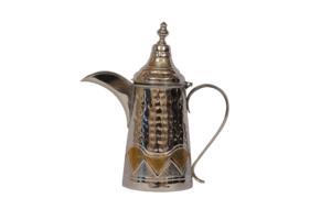 Jarra de agua de latón con acabado plateado con tapa para el hogar y la cocina, agua potable, utensilios de latón, aumenta la inmunidad y la fuerza - Product Image 4