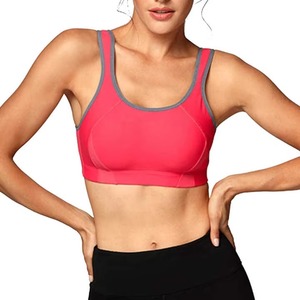Sujetador deportivo de estilo sencillo para mujer, ropa deportiva para gimnasio, yoga, gimnasio, venta al por mayor, ropa deportiva superior con posición frontal del logotipo - Product Image 1